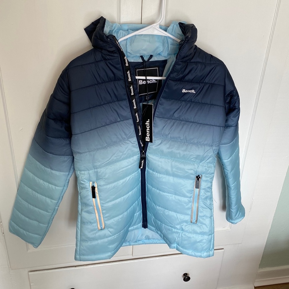Bench zaylee ombré hooded puffer jacket